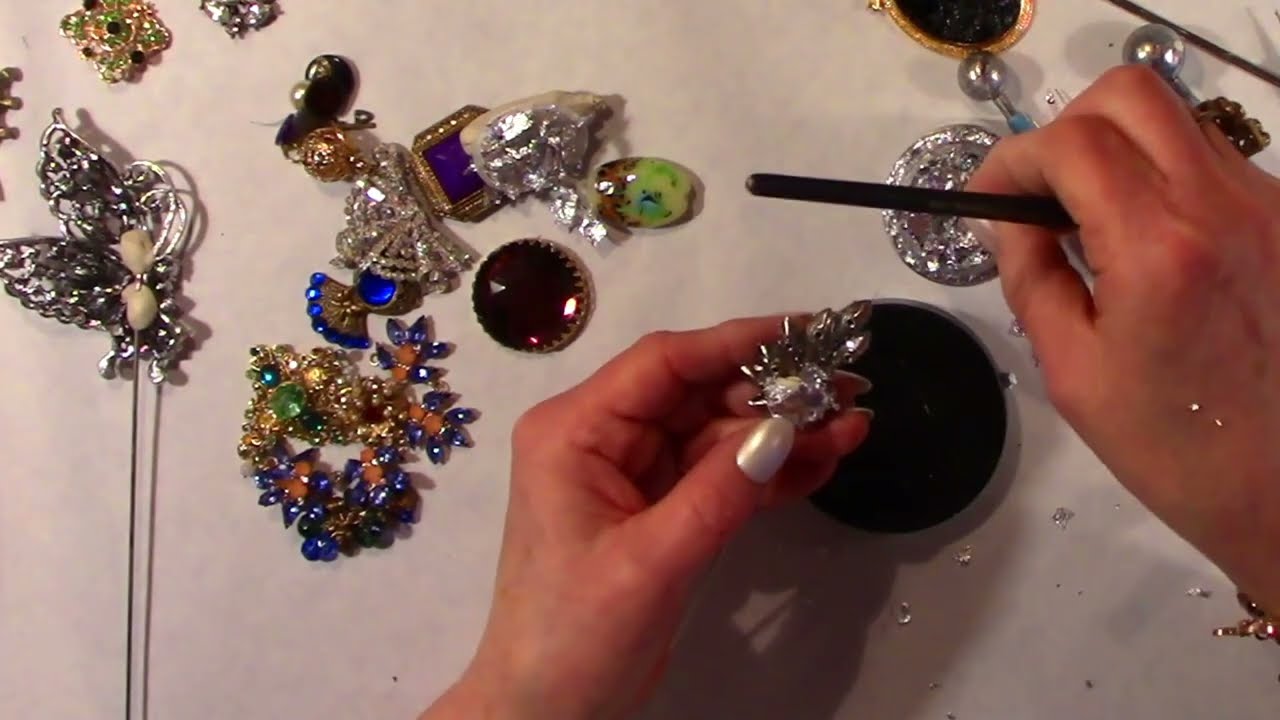 Hatpins Repurposing Broken Brooches