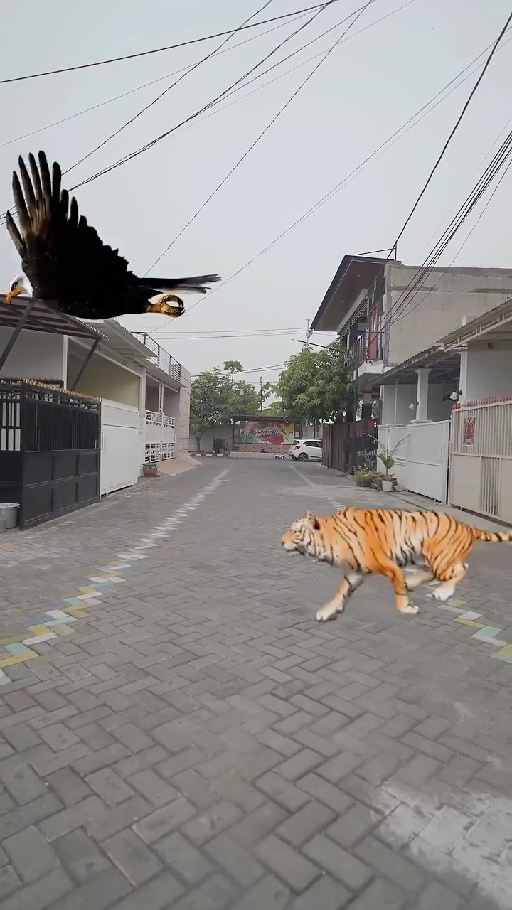 dikejar macan