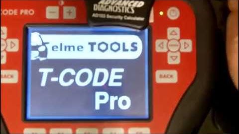 Your T- Code/MVP Pro is passcode protected