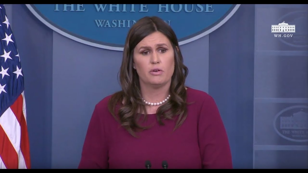 white house has fallen 4/10/18: White House Press Briefing