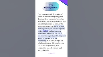 Master the art of" #Time #Management" with today