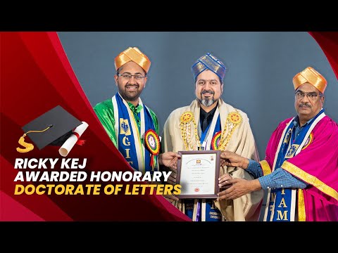 Celebrating the Extraordinary Achievement of @RickyKejmusic: Honorary Doctorate from GITAM