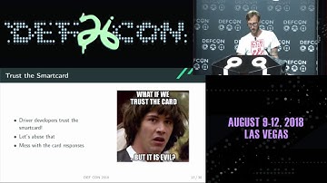 DEF CON 26 - Eric Sesterhenn - In Soviet Russia Smartcard Hacks You