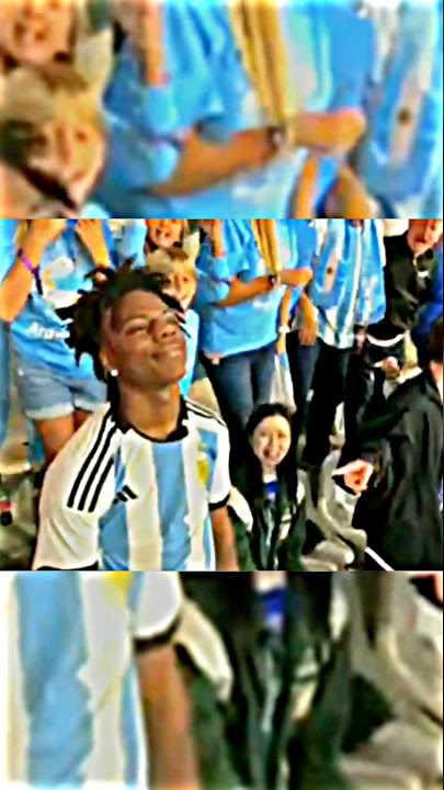 ishowspeed surprises everyone and wears Argentina shirt 😂