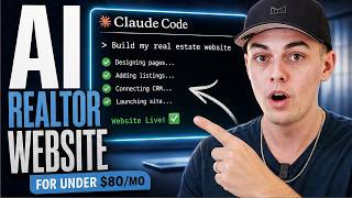 I Built a Full Real Estate Agent Website with AI for Under $80/Month (Claude Code Tutorial)