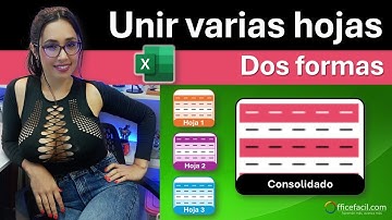 Unir varias hojas en una sola tabla #excel