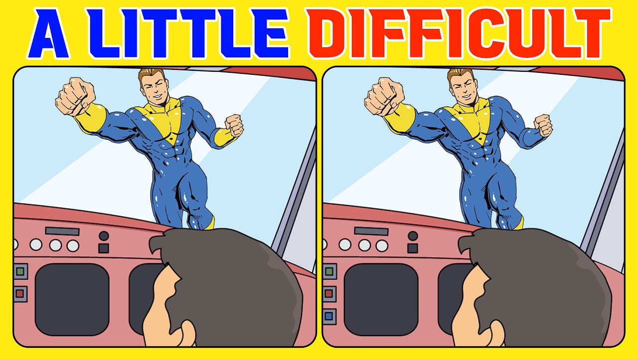🧠🧩Spot the Difference : Brain Teasers 《A Little Difficult》 - YouTube