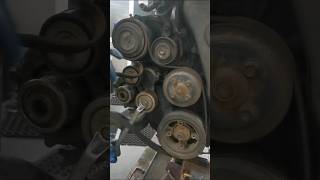 Toyota 2kd engine drive belt removing #toyota #shorts #automobile