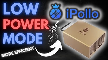 NEW Low Power Mode For The iPollo Asic Miners! (More Efficient)