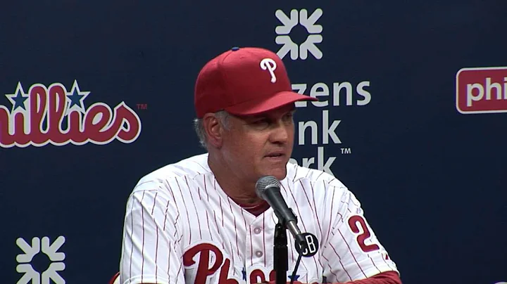 ATL@PHI: Sandberg on losing to Atlanta, 4-2