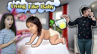 OMG !!  PARI LIVING LIKE BABY FOR 24 HOURS | Pari's Lifestyle image