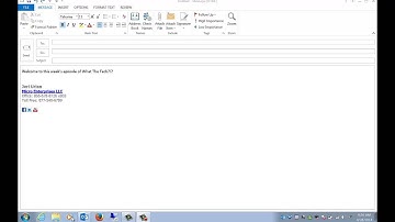 What The Tech?!? - Episode 15 - Format Painter: Quickly Change Formatting In Outlook!