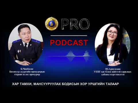 Про подкаст №36 ХАР ТАМХИ, МАНСУУРУУЛАХ БОДИСЫН ХОР УРШГИЙН ТАЛААР