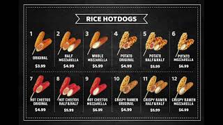 Mochinut Fort Lee Hotdog Menu - YouTube