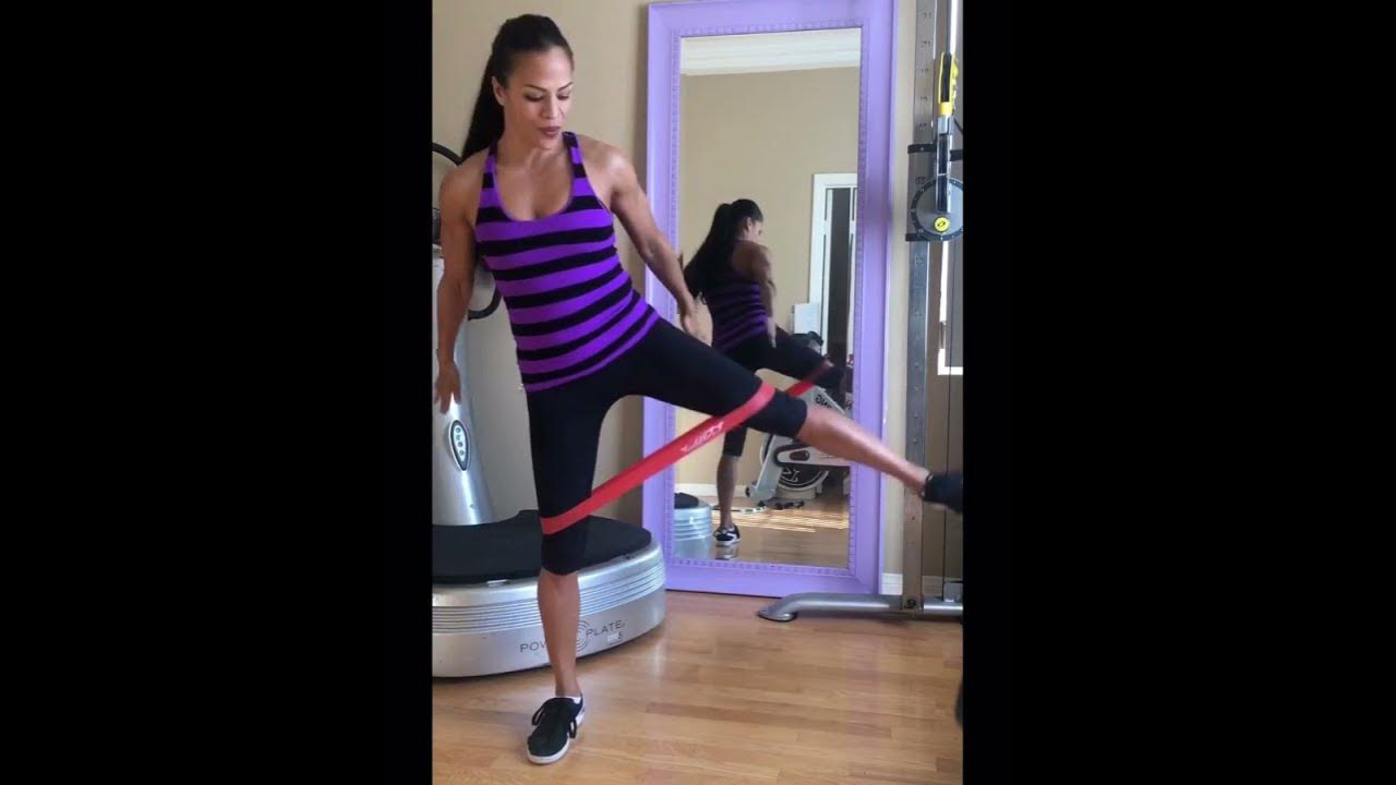 Booty workout using fit simplify bands youtube