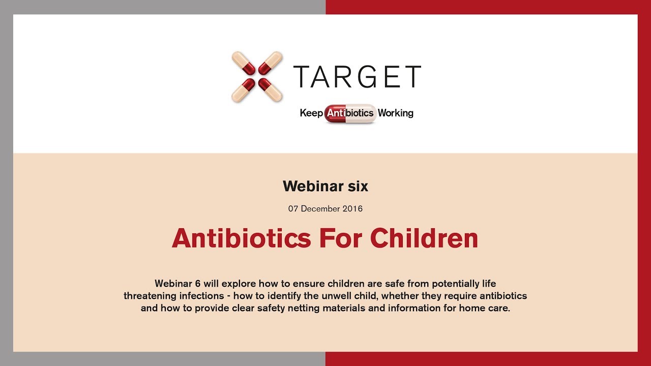 TARGET Antibiotic inar Series inar Six YouTube