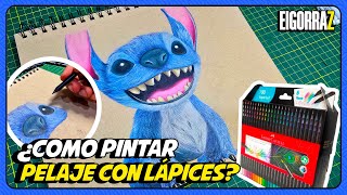 How to draw Stitch with super soft colors, step by step | Elgorraz screenshot 2