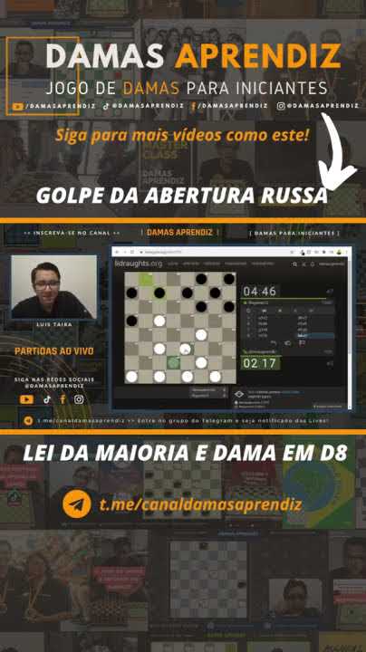 Teorias do Jogo de Damas  Damas Aprendiz 