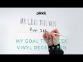 My goal this week mirror sticker instructions  how to apply the pikkii sticker to your mirror
