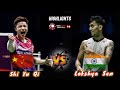 Strength And Skill 🔴 Shi Yu Qi (CHN) vs (IND) Lakshya Sen Highlights Badminton Mens Singles