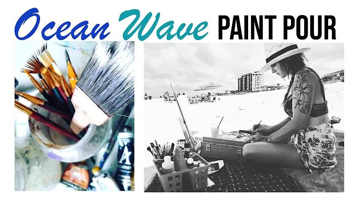 Ocean Wave Paint Pour