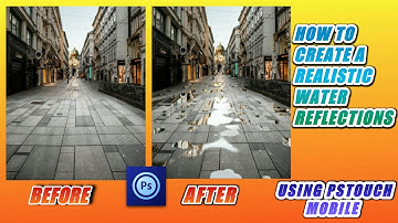 How to Create a Water Reflection in Photoshop Touch|#Waterreflectionsedit#pixmodifier#piximperfect