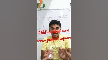 #Shorts  Easiest way to  check odd  zero perfect square✍✊💣💯💯💯
