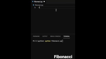 fibonacci #python #shorts