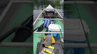 My canoe setup - Minn Kota 55lb trolling motor on a Browning Apache 17
