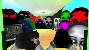 I Wanna Maxwell Cat And Baby Munci From Angry Munci Family And Selene Delgado Family Nextbot Gmod