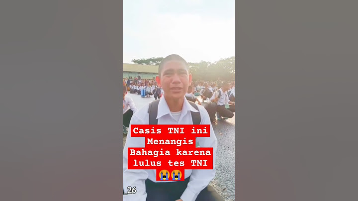 Casis TNI ini Menangis di Hari Pengumuman Kelulusan Tes Tamtama TNI AD #rekrutmentni