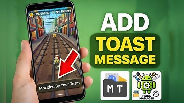 How To Add Toast Message To Any App Using MT Manager & Mods Manager 🌟🤩
