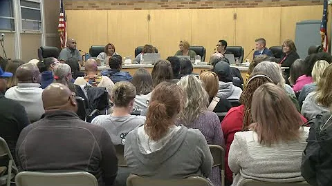 Bedford school board meeting turns tense as parents demand answers about employees placed on leave