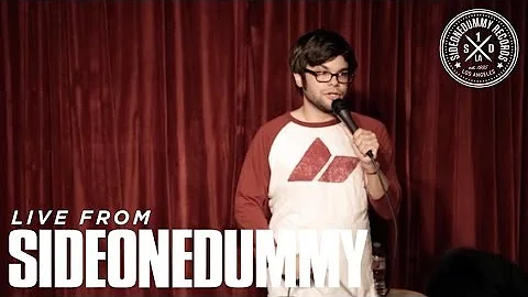Charlie Saxton at the SideOneDummy Storytellers Show