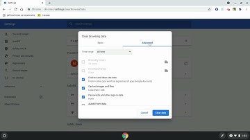 Clear Browsing Data on a Chromebook