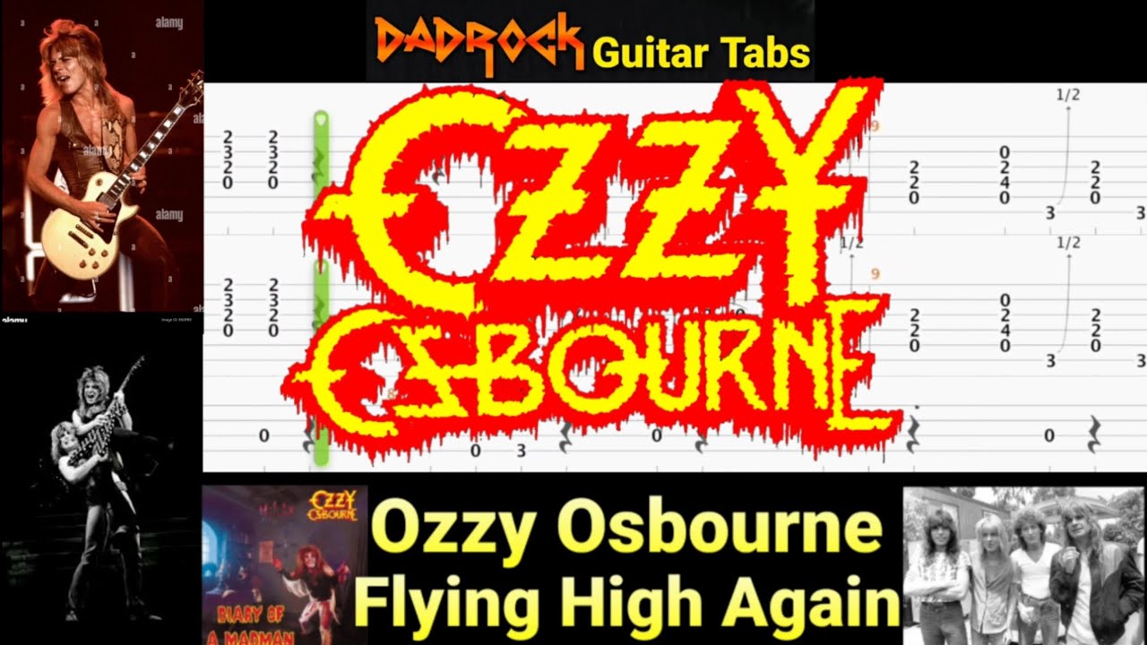 ozzy osbourne flying high again guitar lesson
