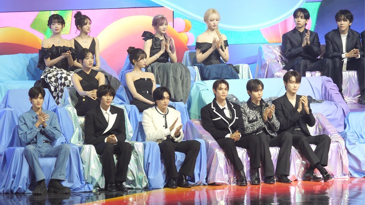 (여자)아이들 MMA TOP 10 reaction IVE RIIZE  멜론 뮤직어워드 아이브 라이즈 대기석 캠. (G)IDLE /24.11.30/