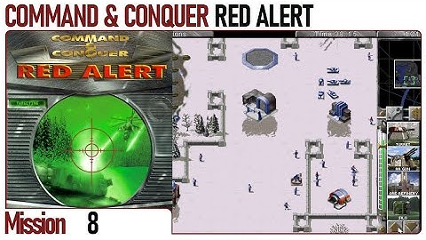 Command & Conquer Red Alert No Commentary Allies Mission 8 (PC 1996) 4K60FPS