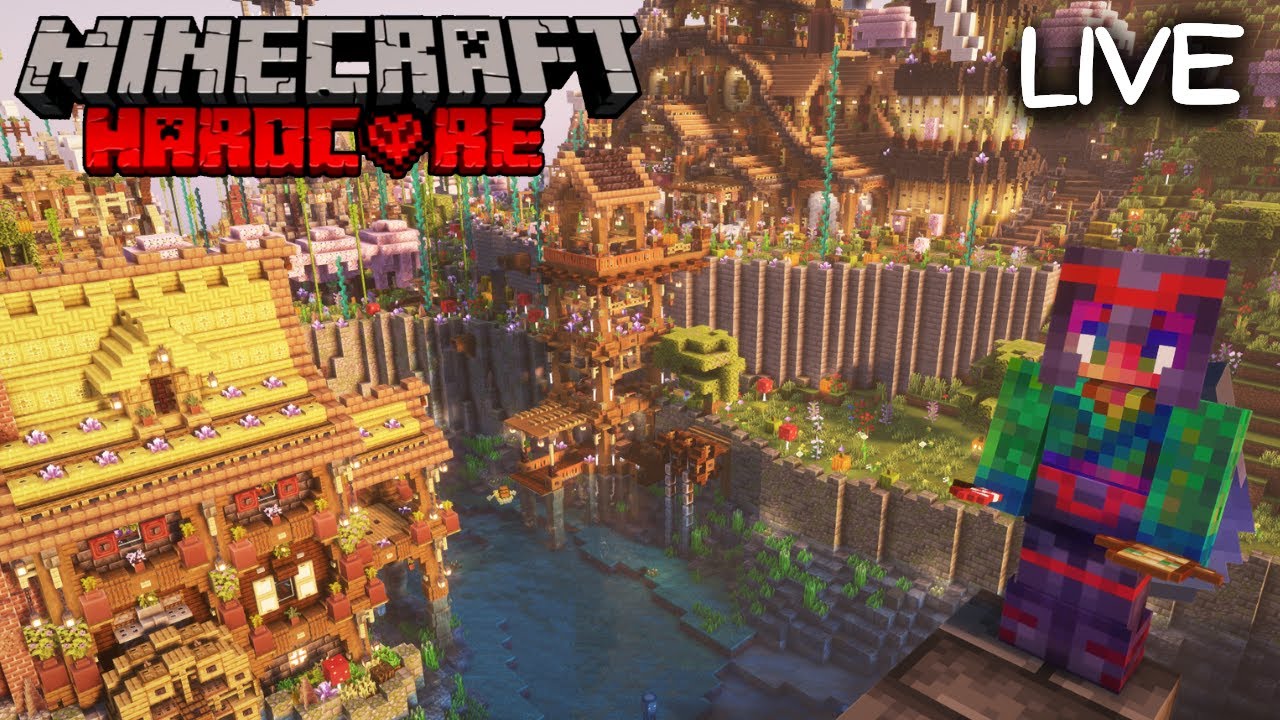 Transforming a Stunning Lake In Hardcore Minecraft - YouTube