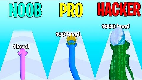 NOOB vs PRO vs HACKER | Colorful Snake