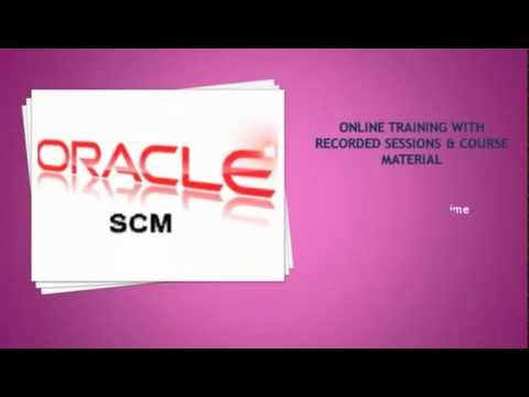 Oracle SCM R12 Online Training with PROJECT - YouTube