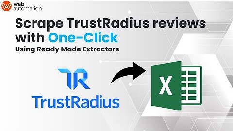 Scrape Trustradius for Software reviews with only a few clicke (2022 no code)