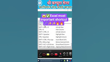 OMG😱 Shortcut keys ✨#shorts #exceltricks #shortsfeed #shortcut #exceltutorial #exceltips #excel