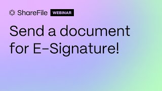 RightSignature: Send a document for e-signature