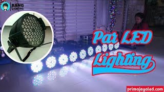 REVIEW / TUTORIAL SETTING 36 LED RGB MINI PARLED | LAMPU SOROT PANGGUNG MURAH!!. 