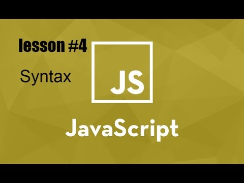 JavaScript Syntax In