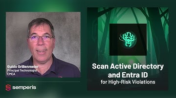 Scan Active Directory and Entra ID for High risk Violations