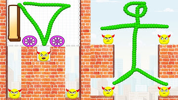 😈 Draw To Smash：Logie Puzzle / Walkthrough / Level 1-50