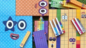 Looking for Numberblocks NEW 1046  Puzzle Tetris Shape ASMR  | Numberblocks Satisfying Video