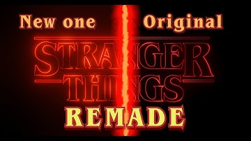Stranger Things Intro entirely REMADE | WIth new LIGHTS effect !